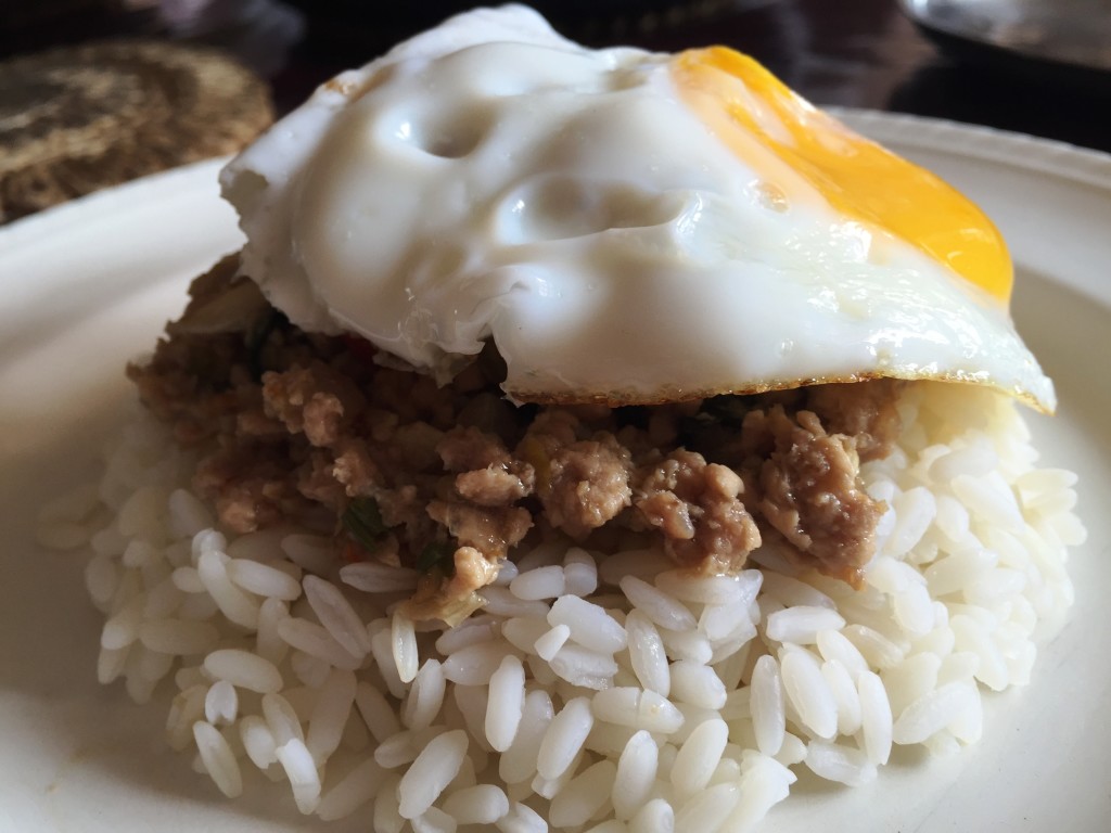 My homemade Thai Chicken Basil RIce