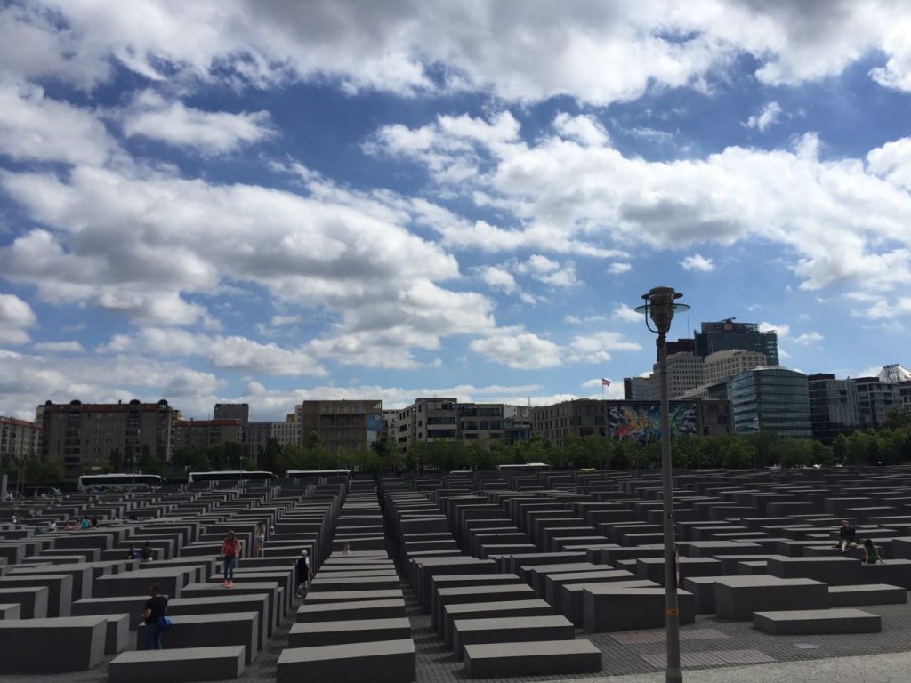 The Holocaust memorial in Berlin 